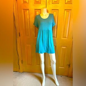 Blue Babydoll Top